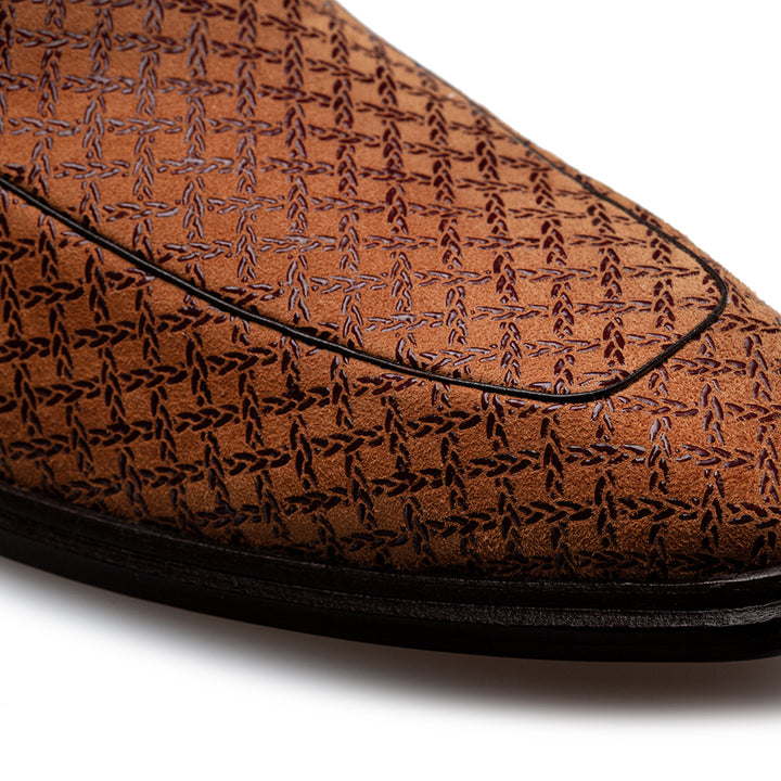 Montage Printed Suede Derby