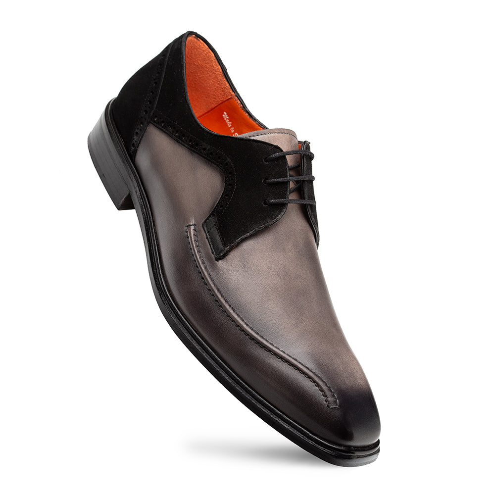 Calf/Suede Bicycle Toe Derby