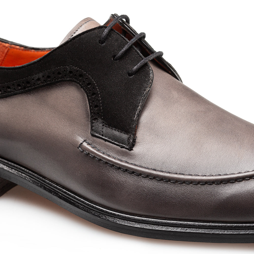 Calf/Suede Bicycle Toe Derby