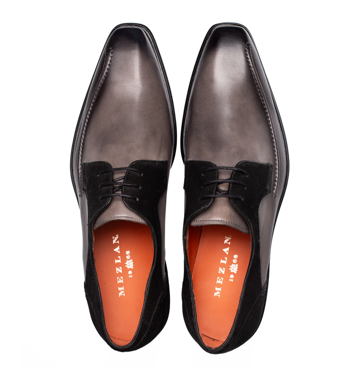 Calf/Suede Bicycle Toe Derby