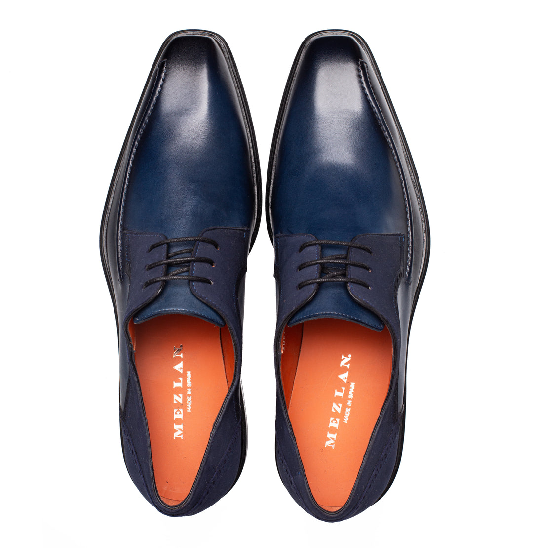 Calf/Suede Bicycle Toe Derby