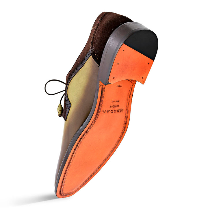 Calf/Suede Bicycle Toe Derby