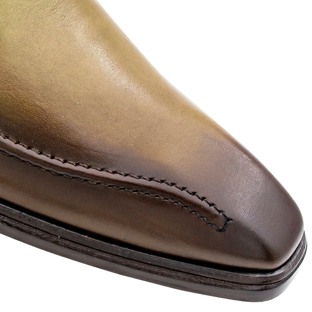 Calf/Suede Bicycle Toe Derby