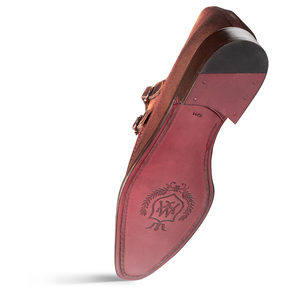 Cascade Suede Double Monk Strap