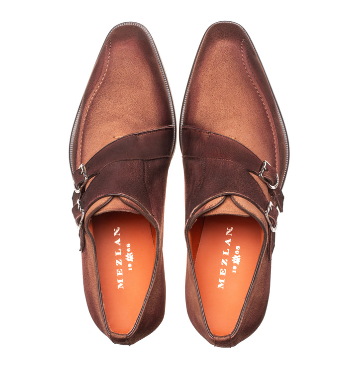 Cascade Suede Double Monk Strap