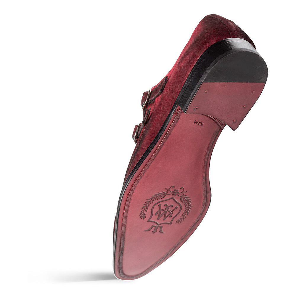 Cascade Suede Double Monk Strap