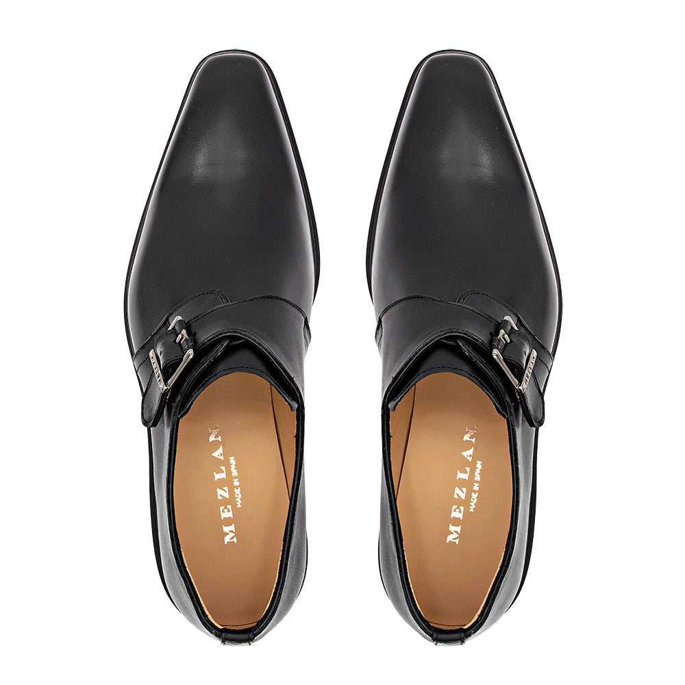 Patina Calf Plain Toe Monk Strap