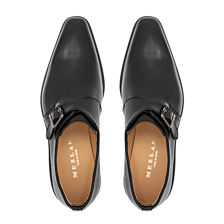 Patina Calf Plain Toe Monk Strap
