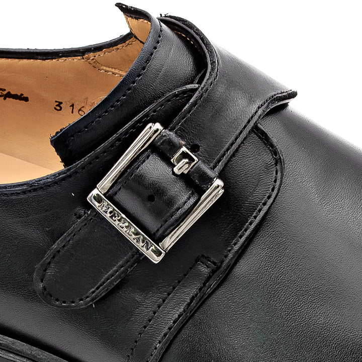 Patina Calf Plain Toe Monk Strap