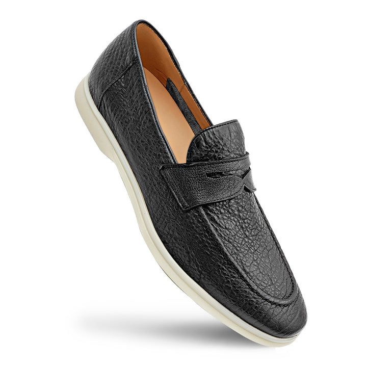 Pebbled Calf Casual Loafer