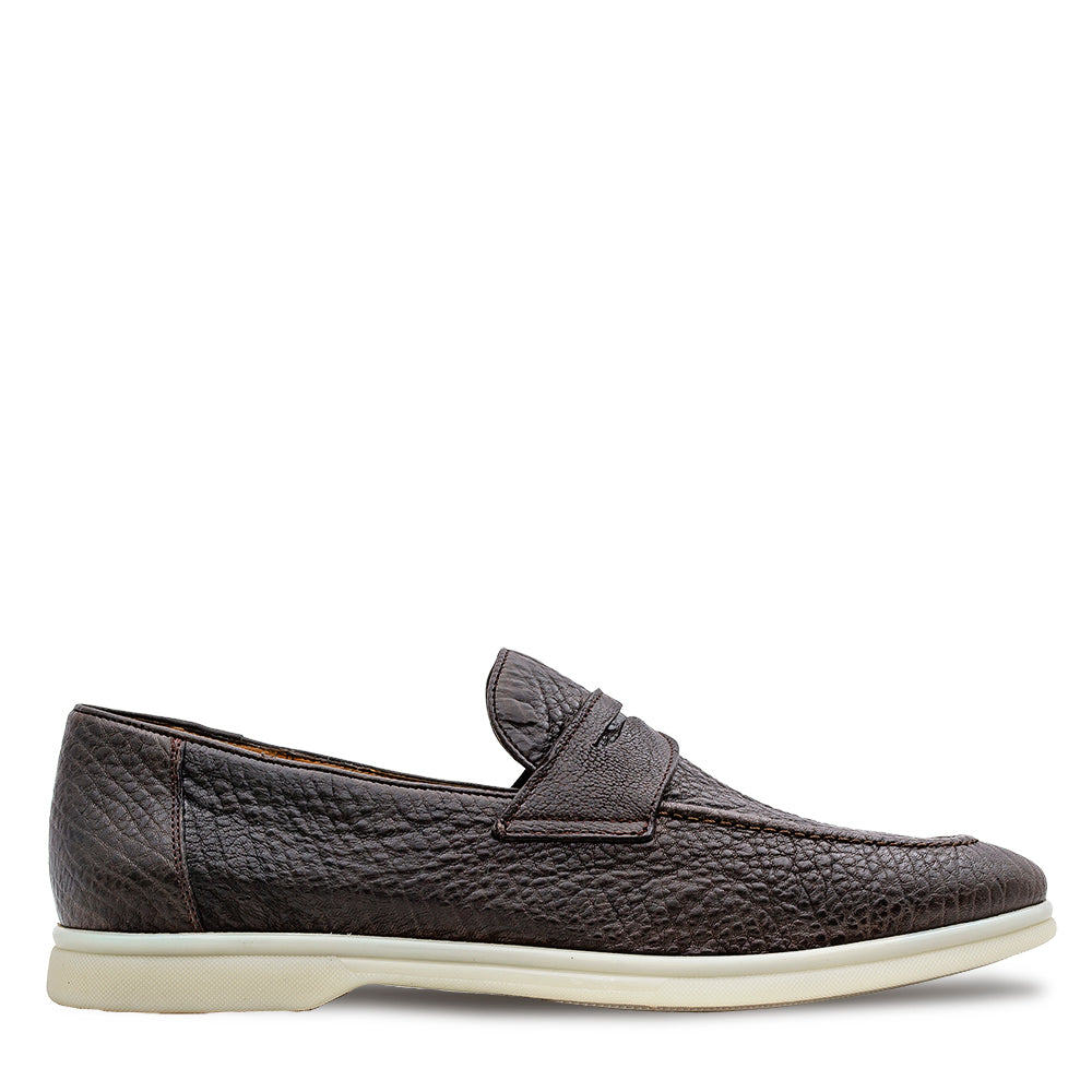 Pebbled Calf Casual Loafer