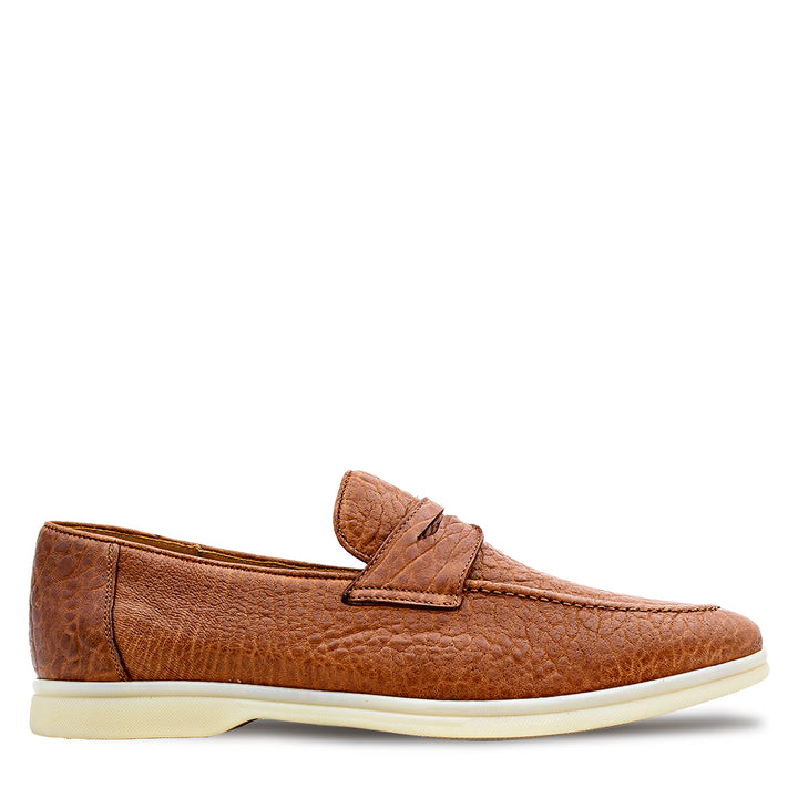 Pebbled Calf Casual Loafer