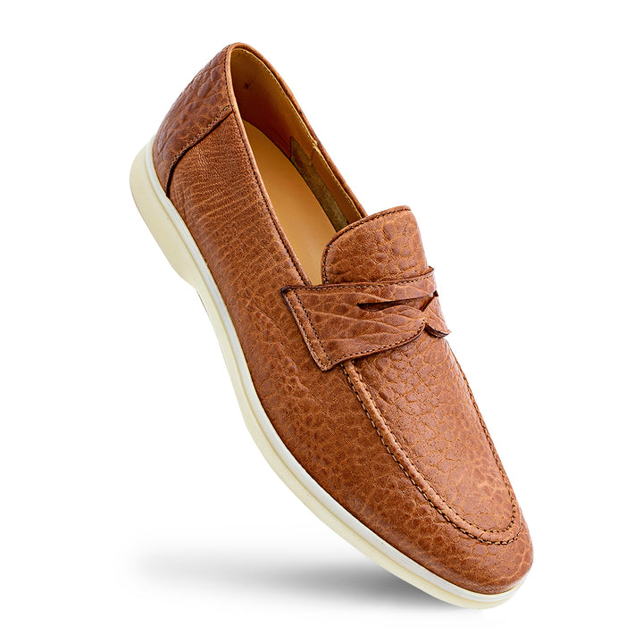 Pebbled Calf Casual Loafer