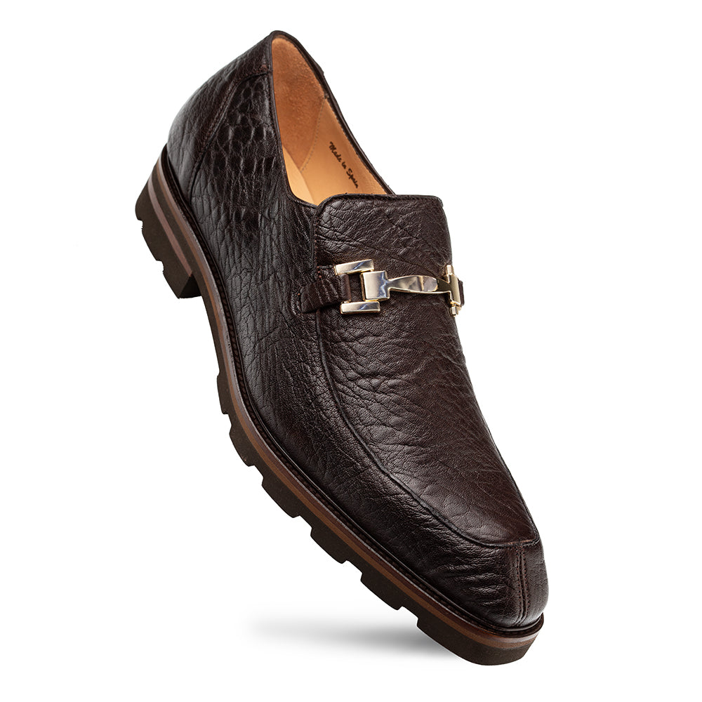 Pebbled Lug Sole Ornament Loafer