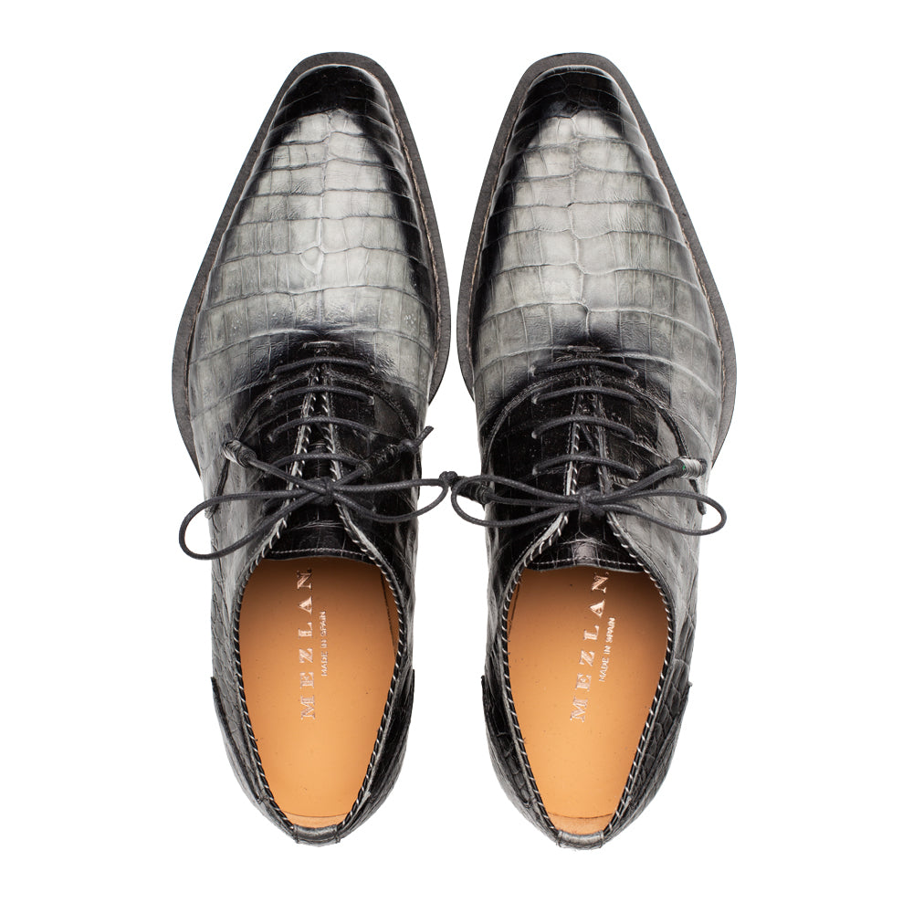 Westside Two-Tone Croc Oxford – Mezlan