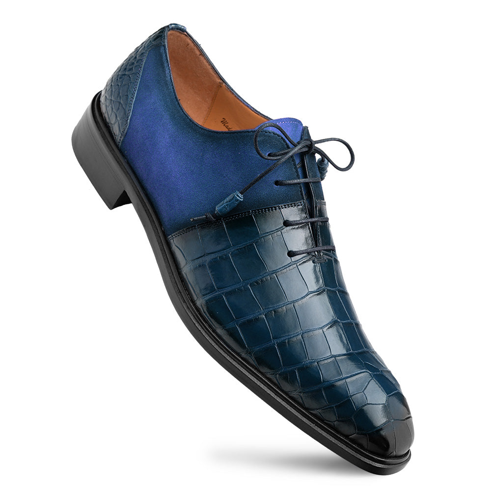 Alligator/Suede Oxford