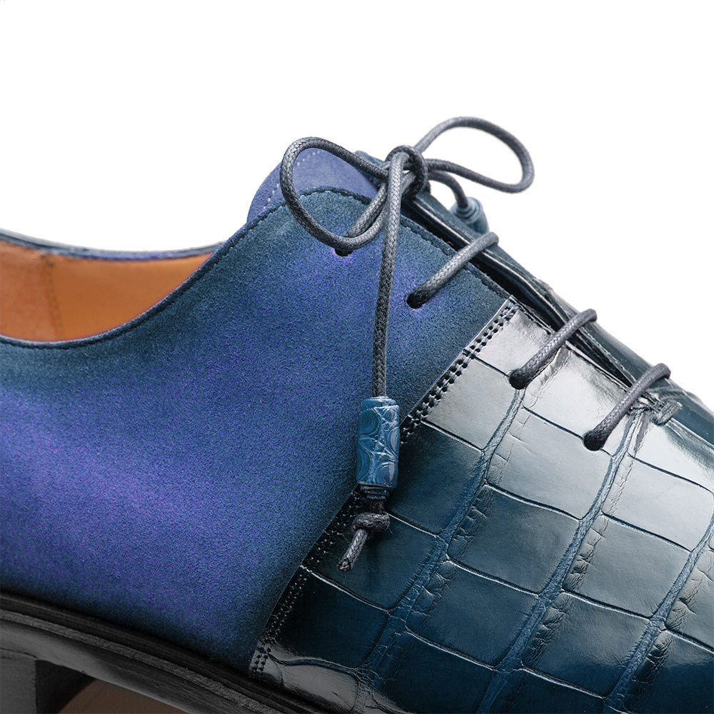 Alligator/Suede Oxford