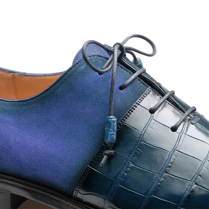 Alligator/Suede Oxford