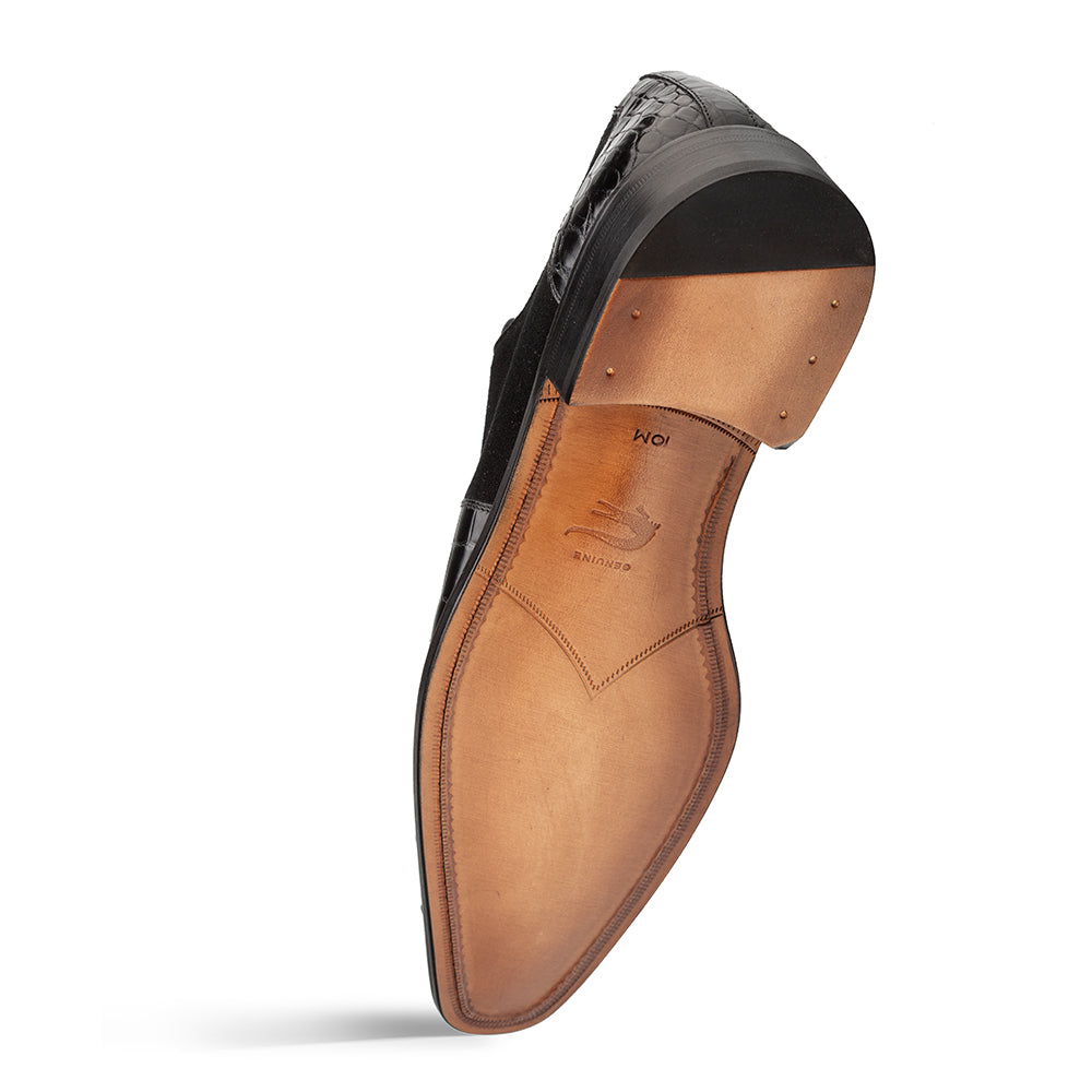 Alligator/Suede Oxford