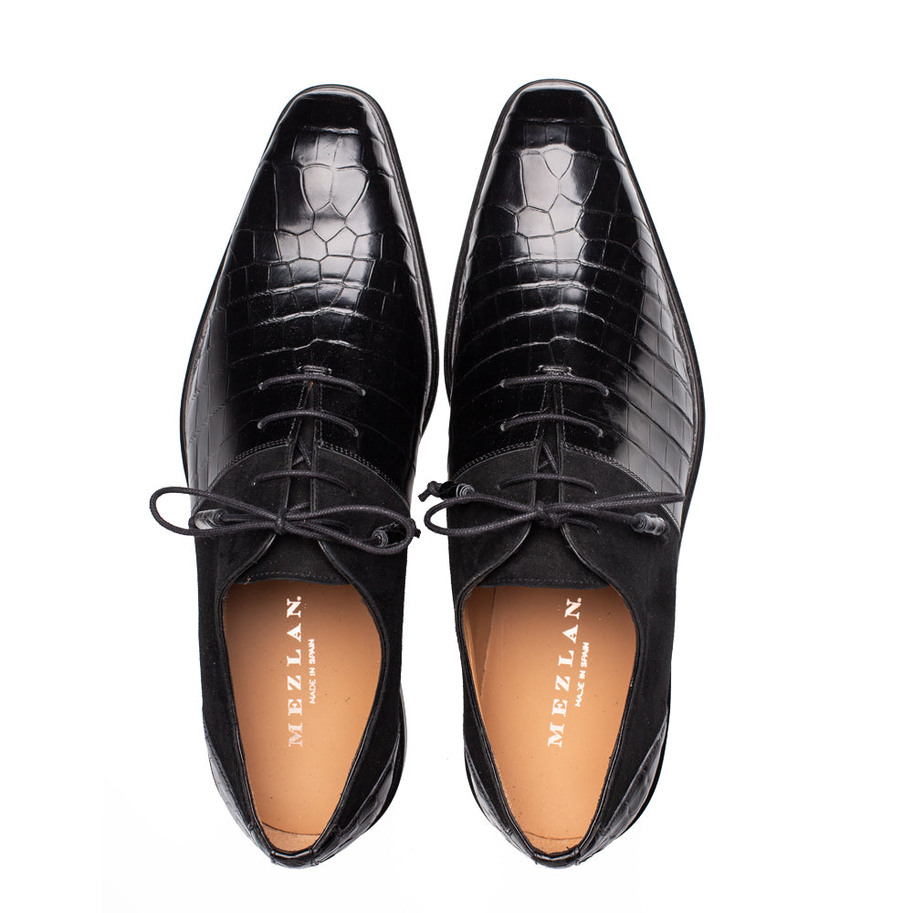 Alligator/Suede Oxford