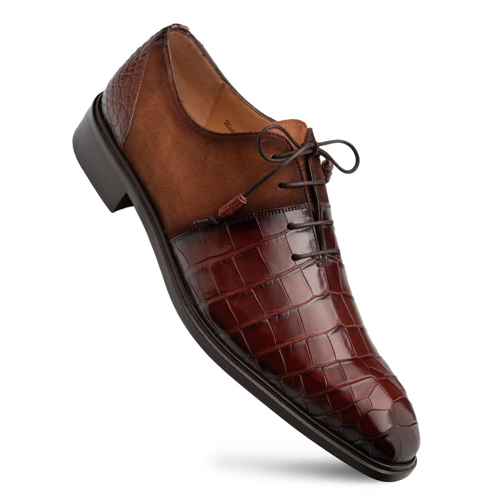 Alligator/Suede Oxford