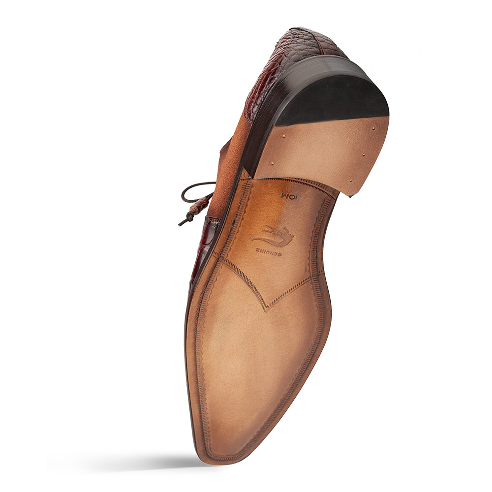 Alligator/Suede Oxford