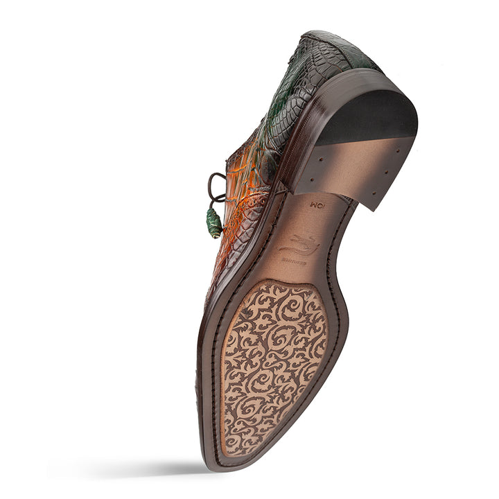 Marble Multi Tone Alligator Oxford