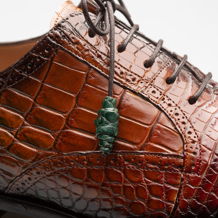 Marble Multi Tone Alligator Oxford