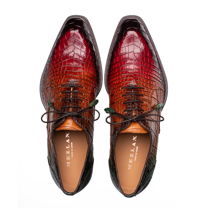 Marble Multi Tone Alligator Oxford