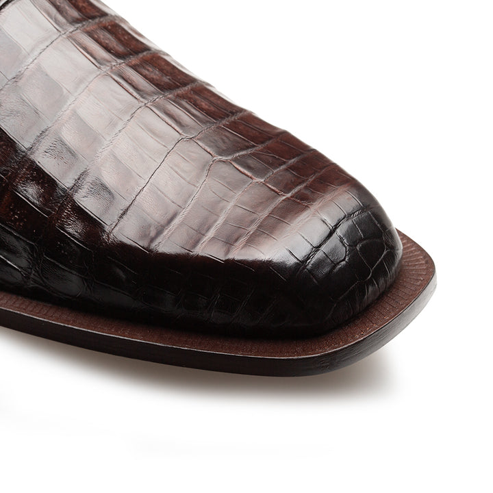 Ugo Crocodile Lace Up