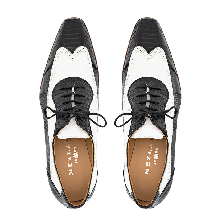 Two-Tone Lizard Lace Up