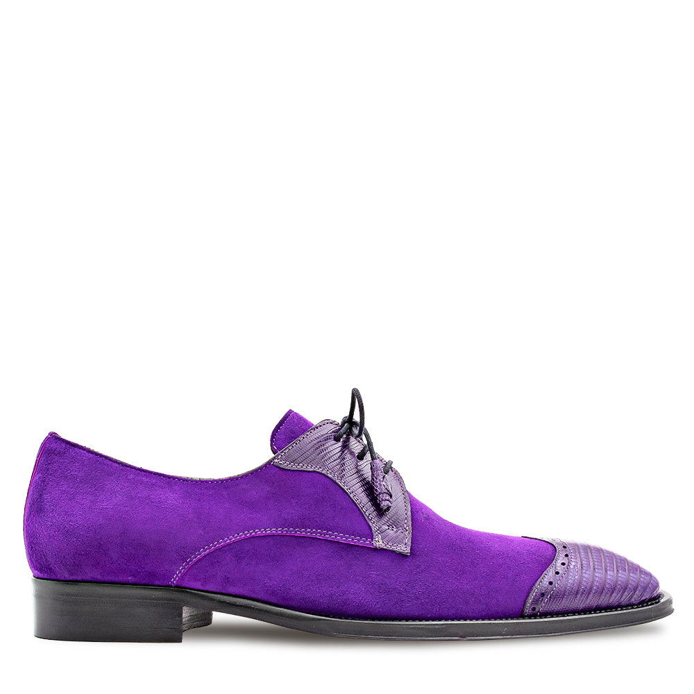 Lizard/Suede Lace Up