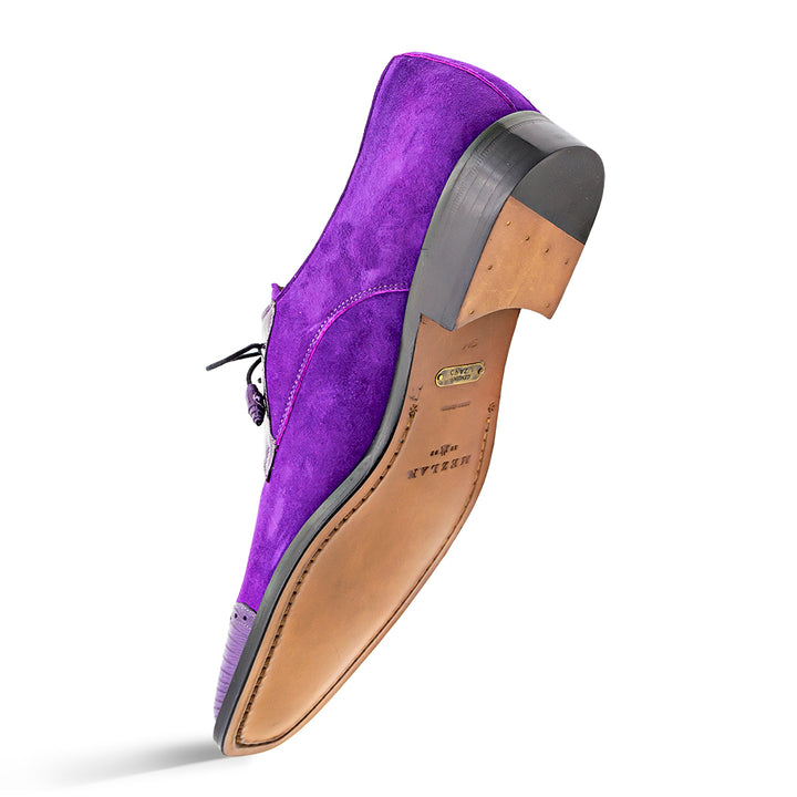 Lizard/Suede Lace Up
