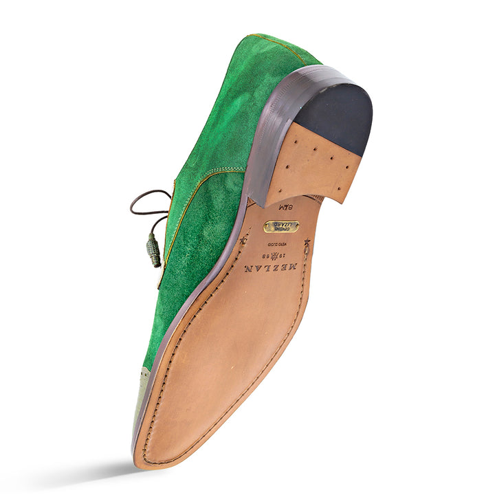 Lizard/Suede Lace Up