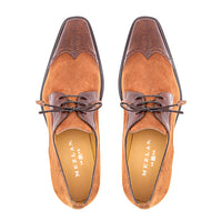 Lizard/Suede Lace Up