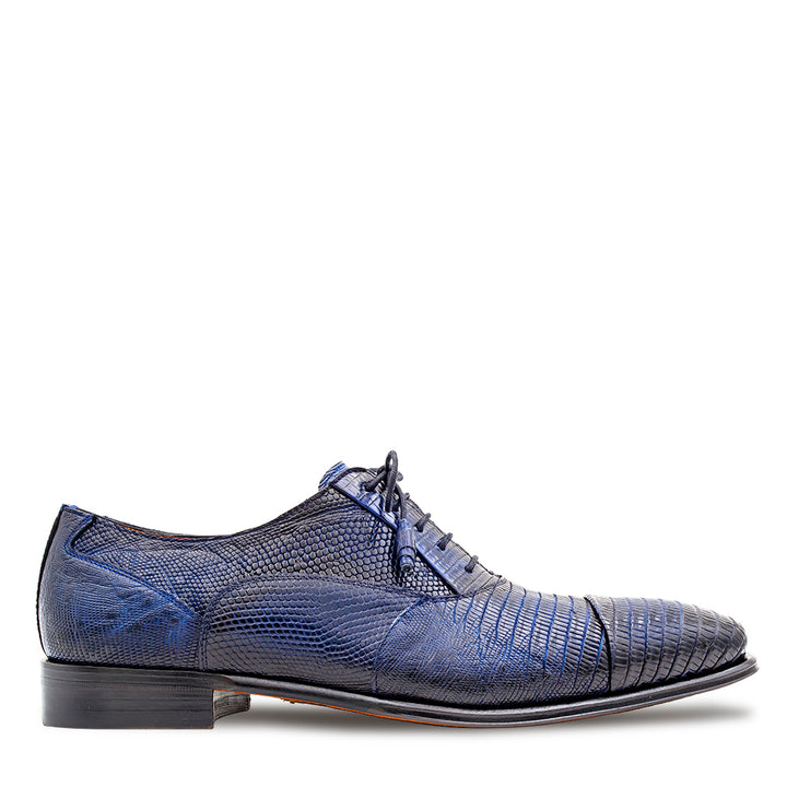 Cap Toe Lizard Lace Up