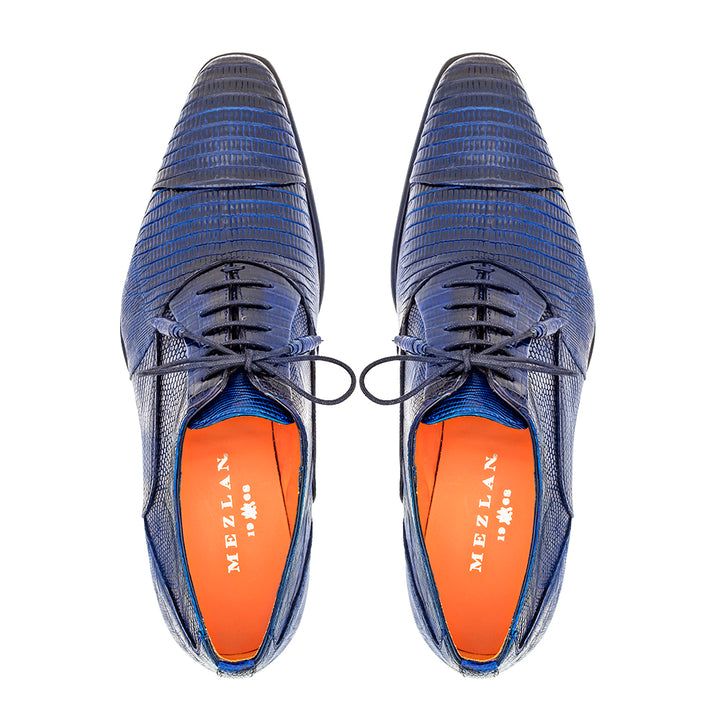 Cap Toe Lizard Lace Up