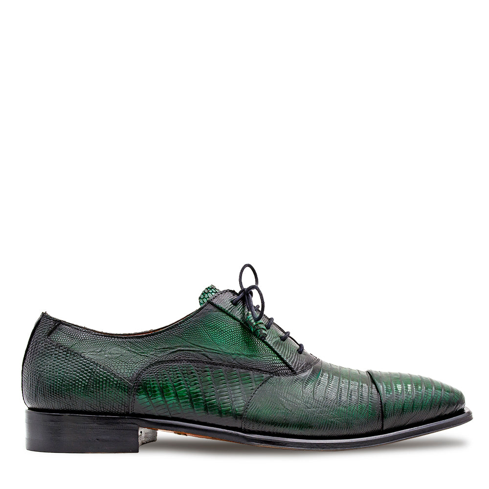 Cap Toe Lizard Lace Up
