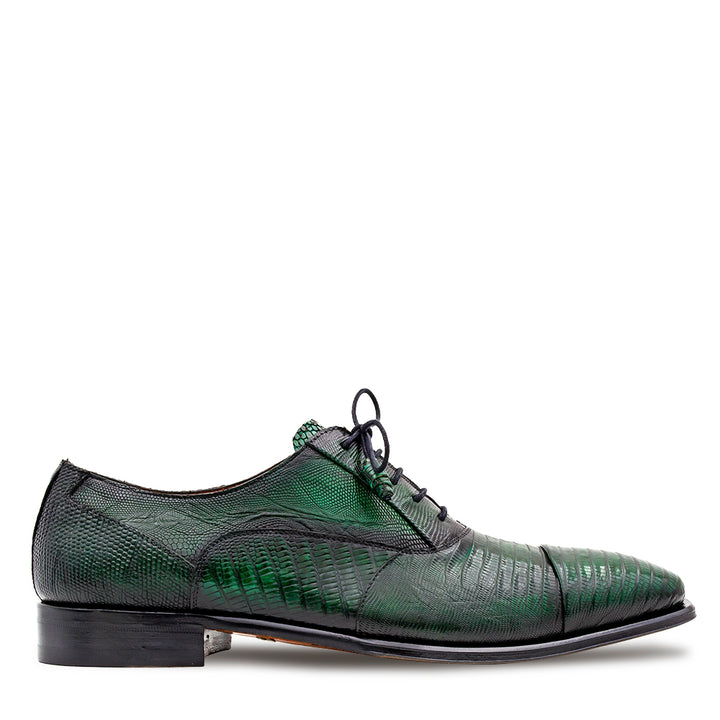 Cap Toe Lizard Lace Up