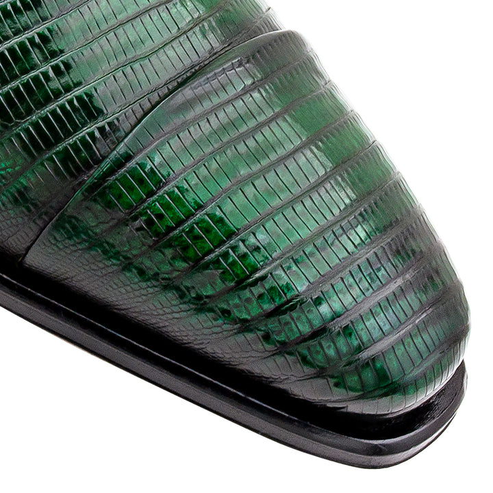 Cap Toe Lizard Lace Up