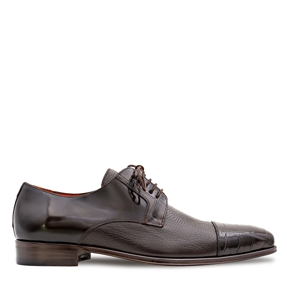 Alligator/Calf Lace Up