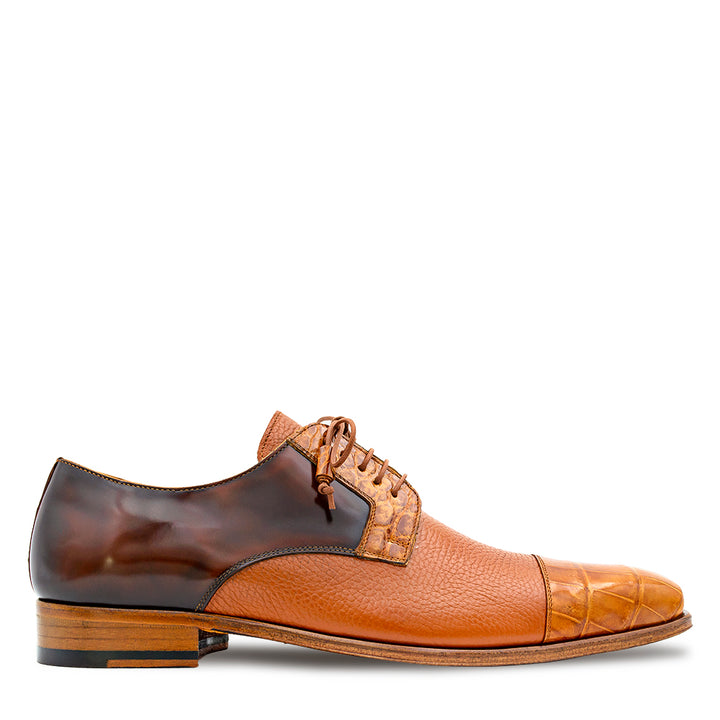 Alligator/Calf Lace Up