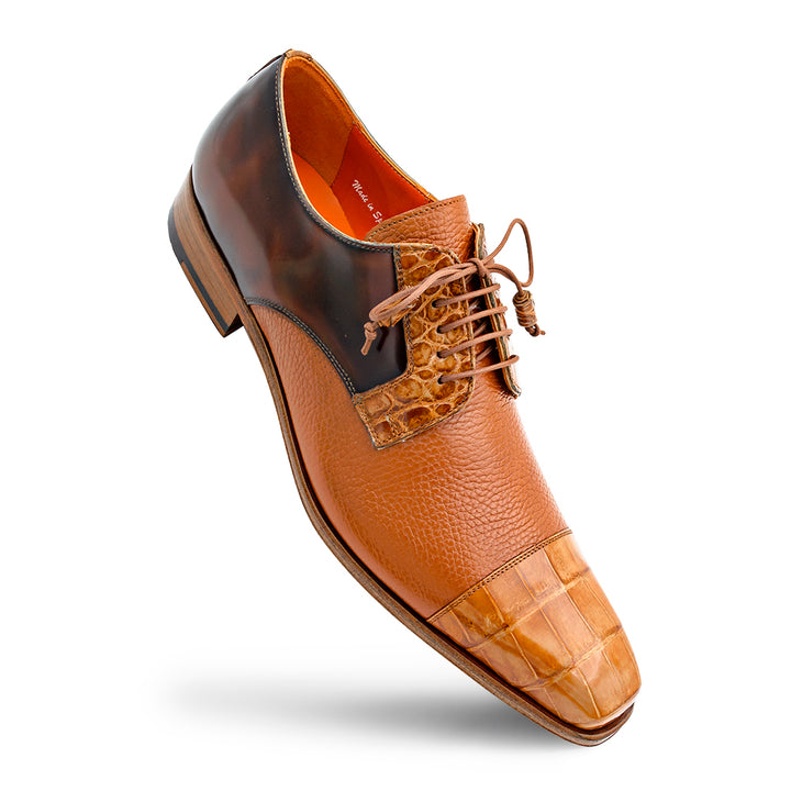 Alligator/Calf Lace Up