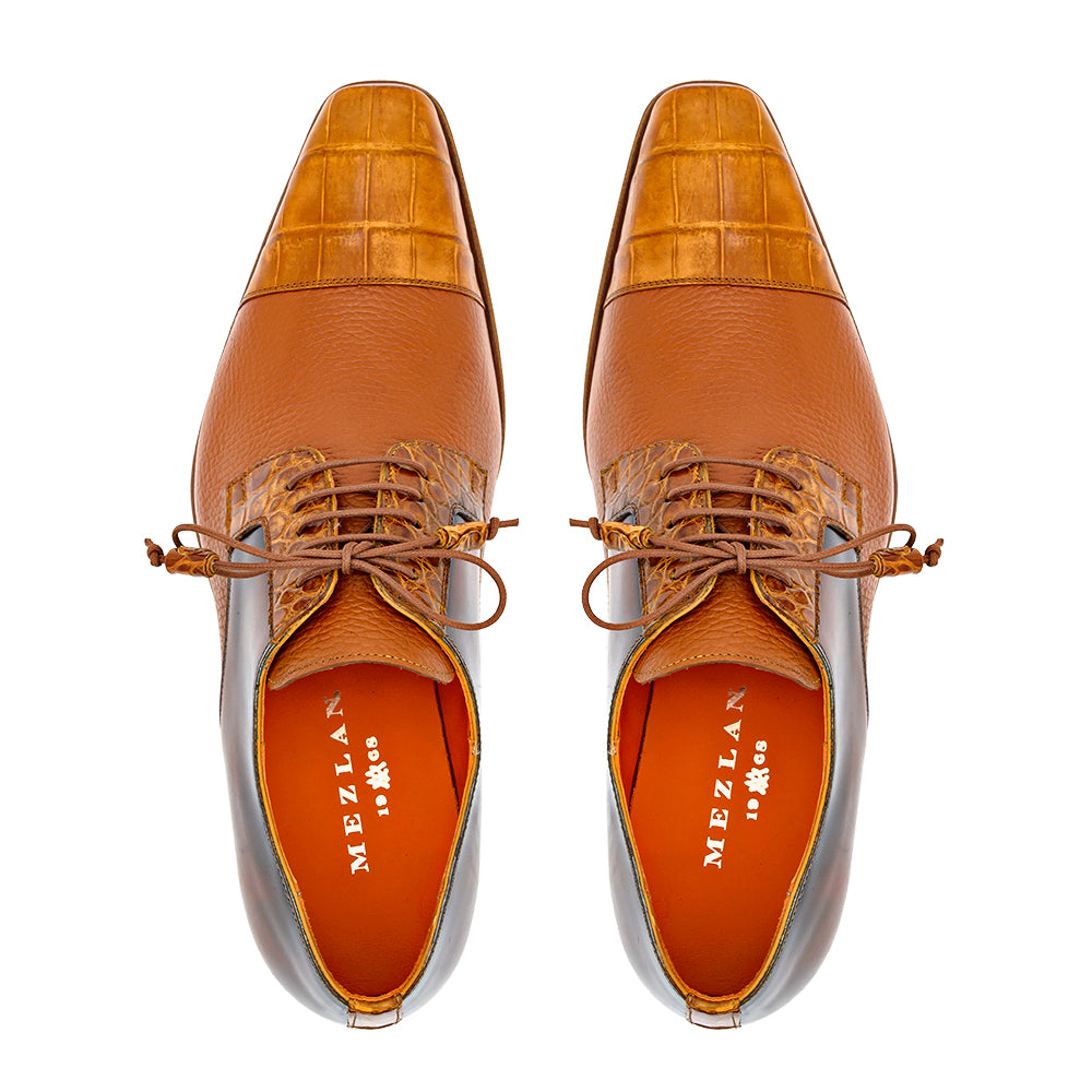 Alligator/Calf Lace Up