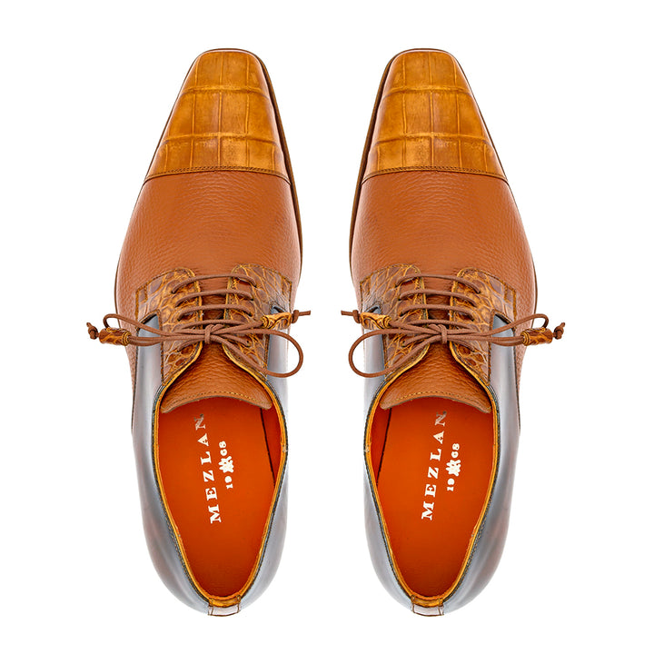Alligator/Calf Lace Up