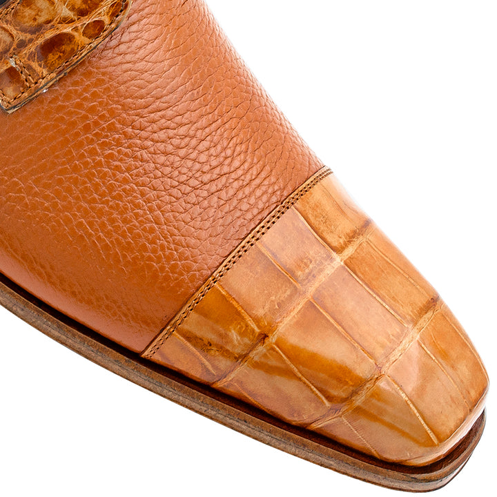 Alligator/Calf Lace Up