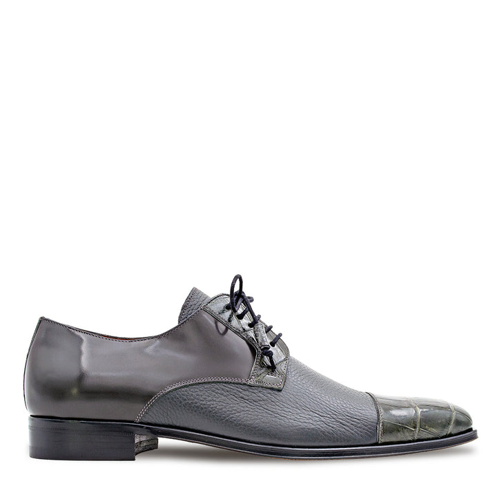 Alligator/Calf Lace Up