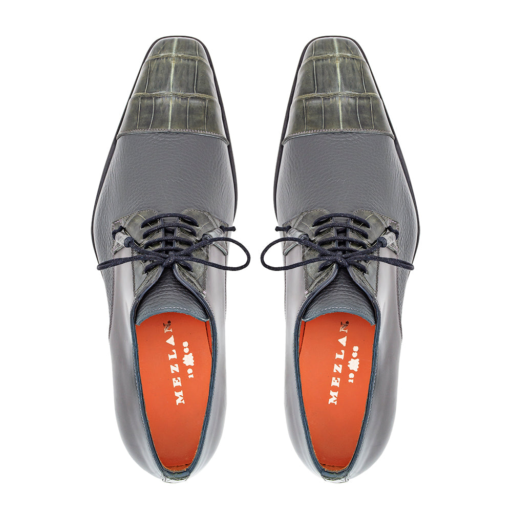 Alligator/Calf Lace Up