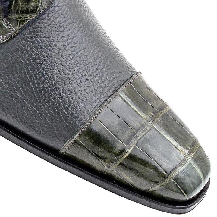 Alligator/Calf Lace Up