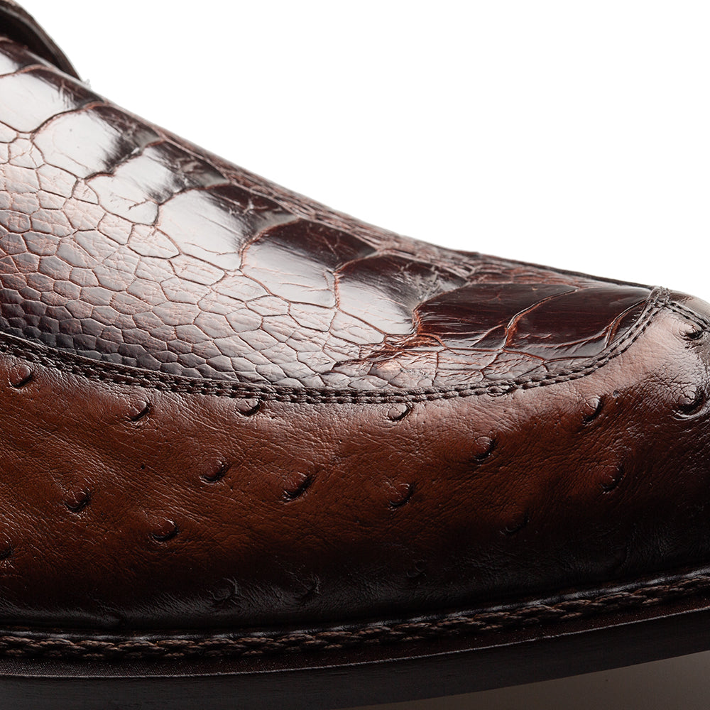 Ostrich Split toe Derby